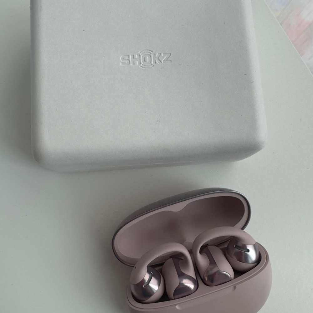 Shokz Pink True Wireless Earbud Headphones